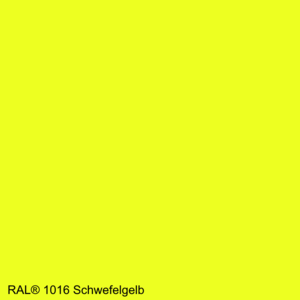 Lederfarbe Schwefelgelb nach RAL 1016