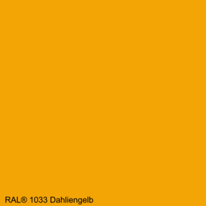 Lederfarbe Dahliengelb nach RAL 1033