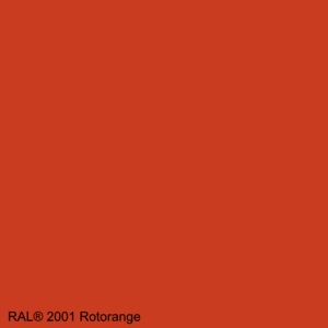 Lederfarbe Rotorange RAL 2001