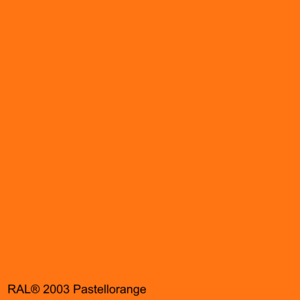 Lederfarbe Pastellorange RAL 2003