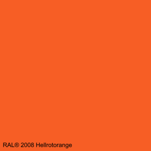Lederfarbe Hellrotorange RAL 2008