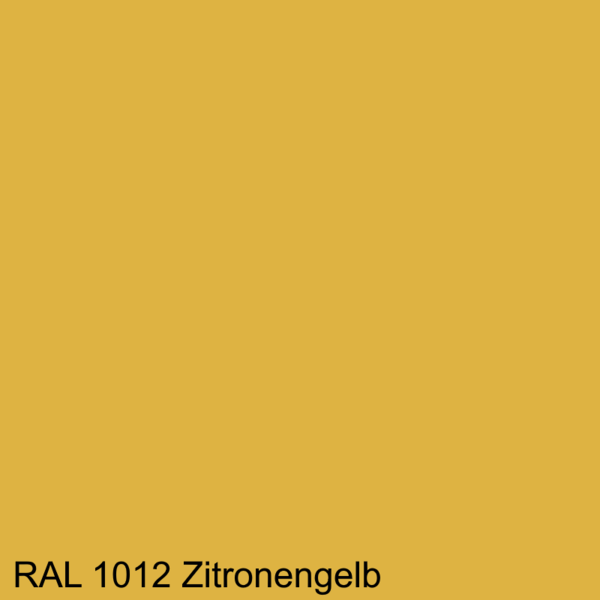 Lederfarbe Zitronengelb RAL 1012