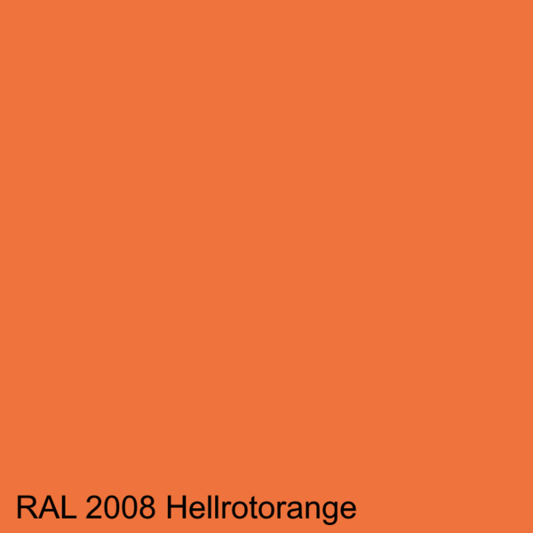 Hellrotorange  RAL 2008