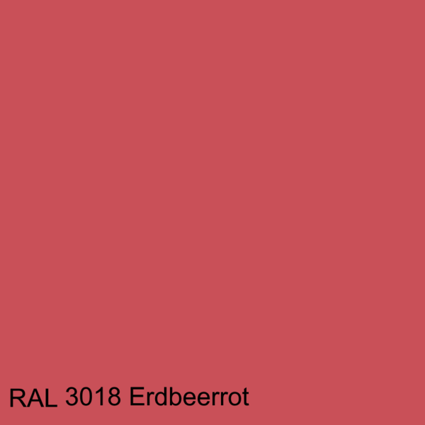 Erdbeerrot  RAL 3018