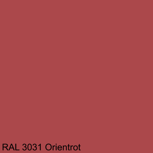 Orientrot       RAL 3031