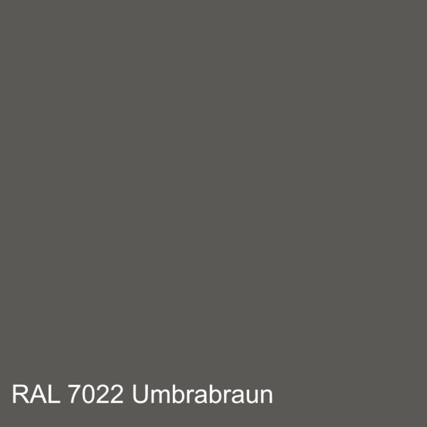 Umbragrau   RAL 7022